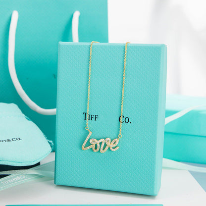 [Ornora Jewelry]PALOMA S GRAFFITI LOVE NECKLACE DIAMOND