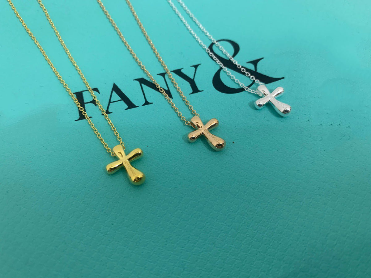 [Ornora Jewelry]CROSS PENDANT MINI BARE CROSS NECKLACE