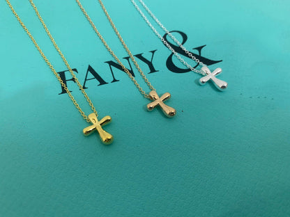 [Ornora Jewelry]CROSS PENDANT MINI BARE CROSS NECKLACE