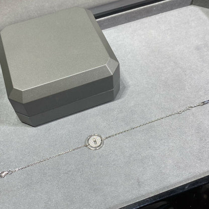 [OrnoraJewelry]LUCKY MOVE DIAMOND PAVED BRACELET