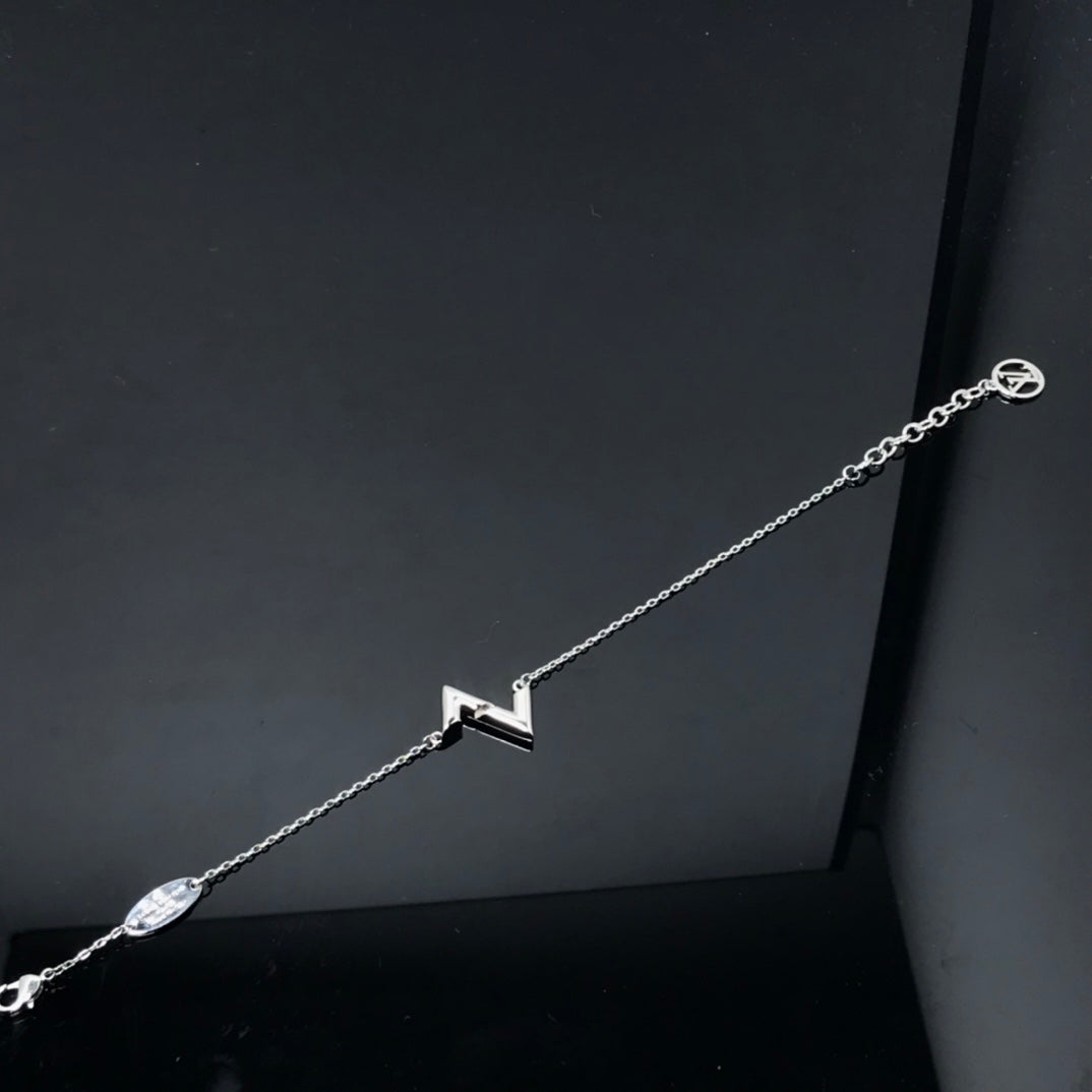 [OrnoraJewelry]VOLT LV LOGO BRACELET