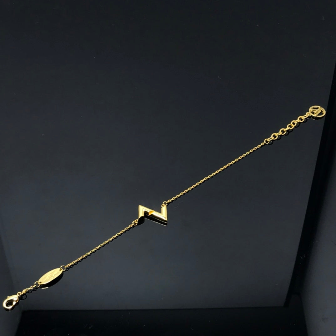 [OrnoraJewelry]VOLT LV LOGO BRACELET