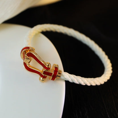 [OrnoraJewelry]FORCE 10 WHITE TEXTILE DIAMOND PAVED