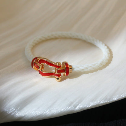 [OrnoraJewelry]FORCE 10 WHITE TEXTILE DIAMOND PAVED