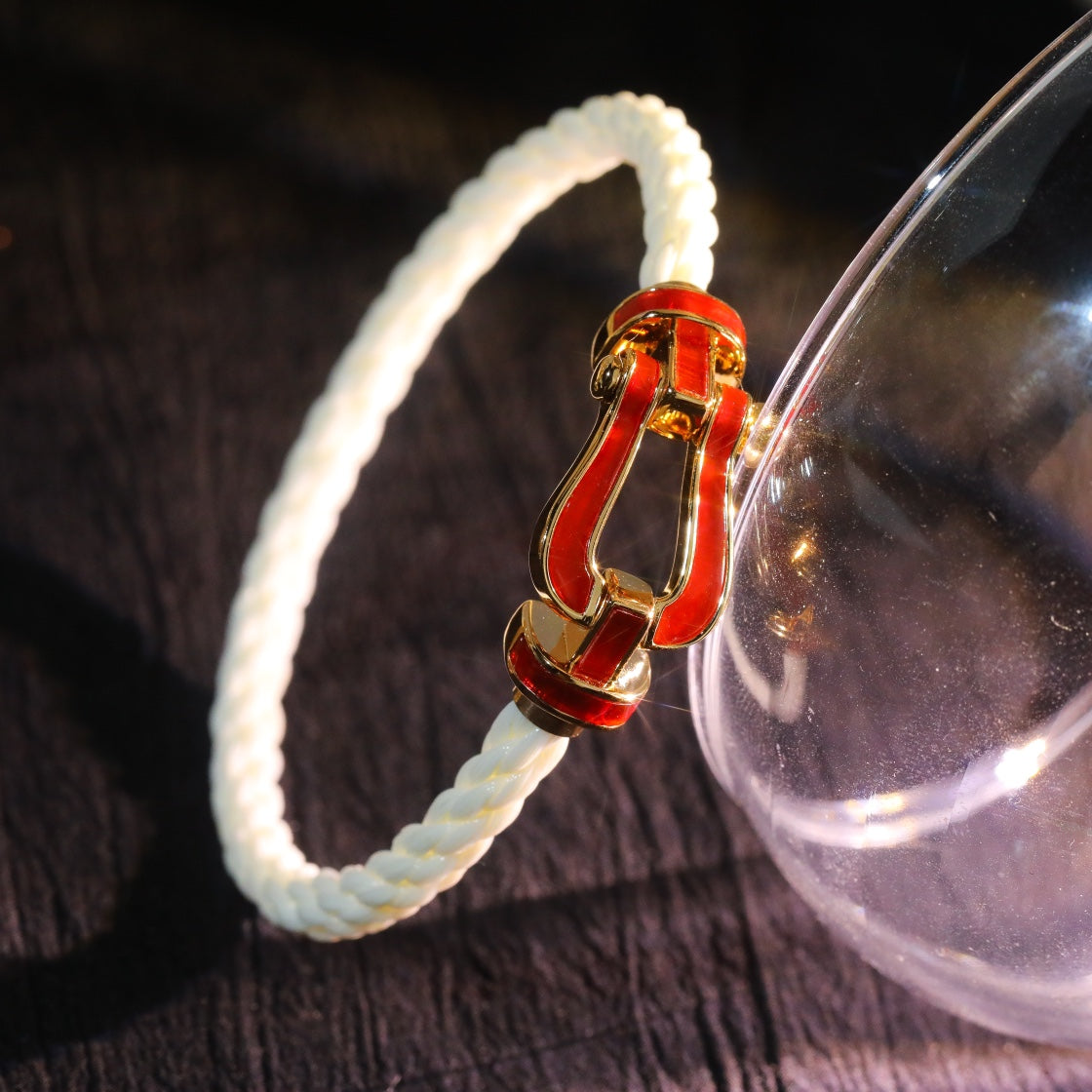 [OrnoraJewelry]FORCE 10 WHITE TEXTILE DIAMOND PAVED