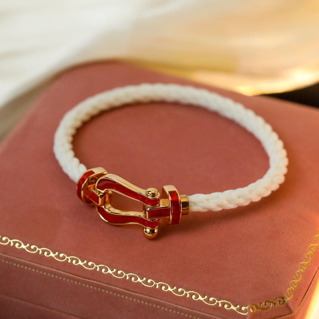 [OrnoraJewelry]FORCE 10 WHITE TEXTILE DIAMOND PAVED