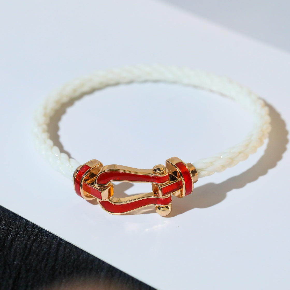 [OrnoraJewelry]FORCE 10 WHITE TEXTILE DIAMOND PAVED