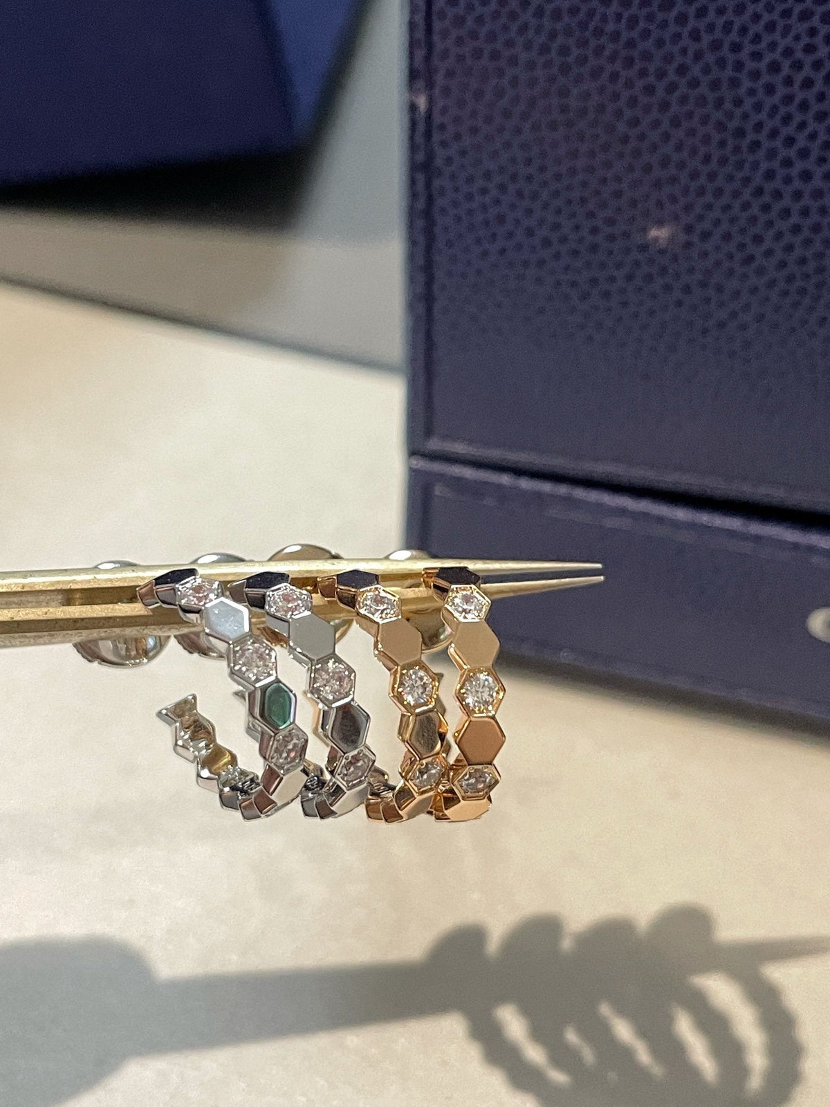 [OrnoraJewelry]Hollow Design Four-Leaf Clover Flower Shape Ring