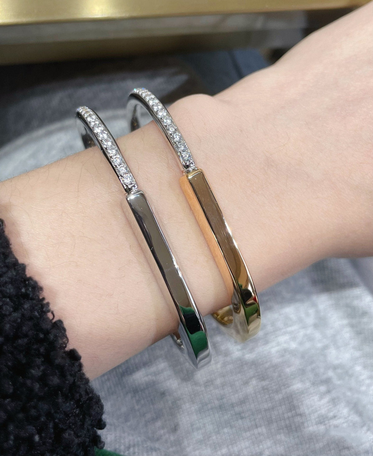 [Ornora Jewelry]LOCK BRACELET DIAMOND