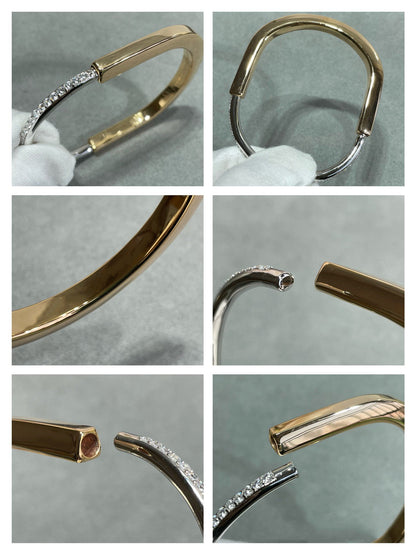 [Ornora Jewelry]LOCK BRACELET DIAMOND