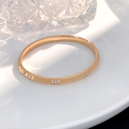 [Ornora Jewelry]ATLAS BRACELET 6MM DIAMOND PINK GOLD
