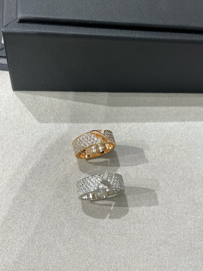 [OrnoraJewelry]LIENS EVIDENCE  DIAMOND PAVED RING
