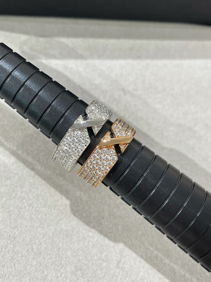 [OrnoraJewelry]LIENS EVIDENCE  DIAMOND PAVED RING
