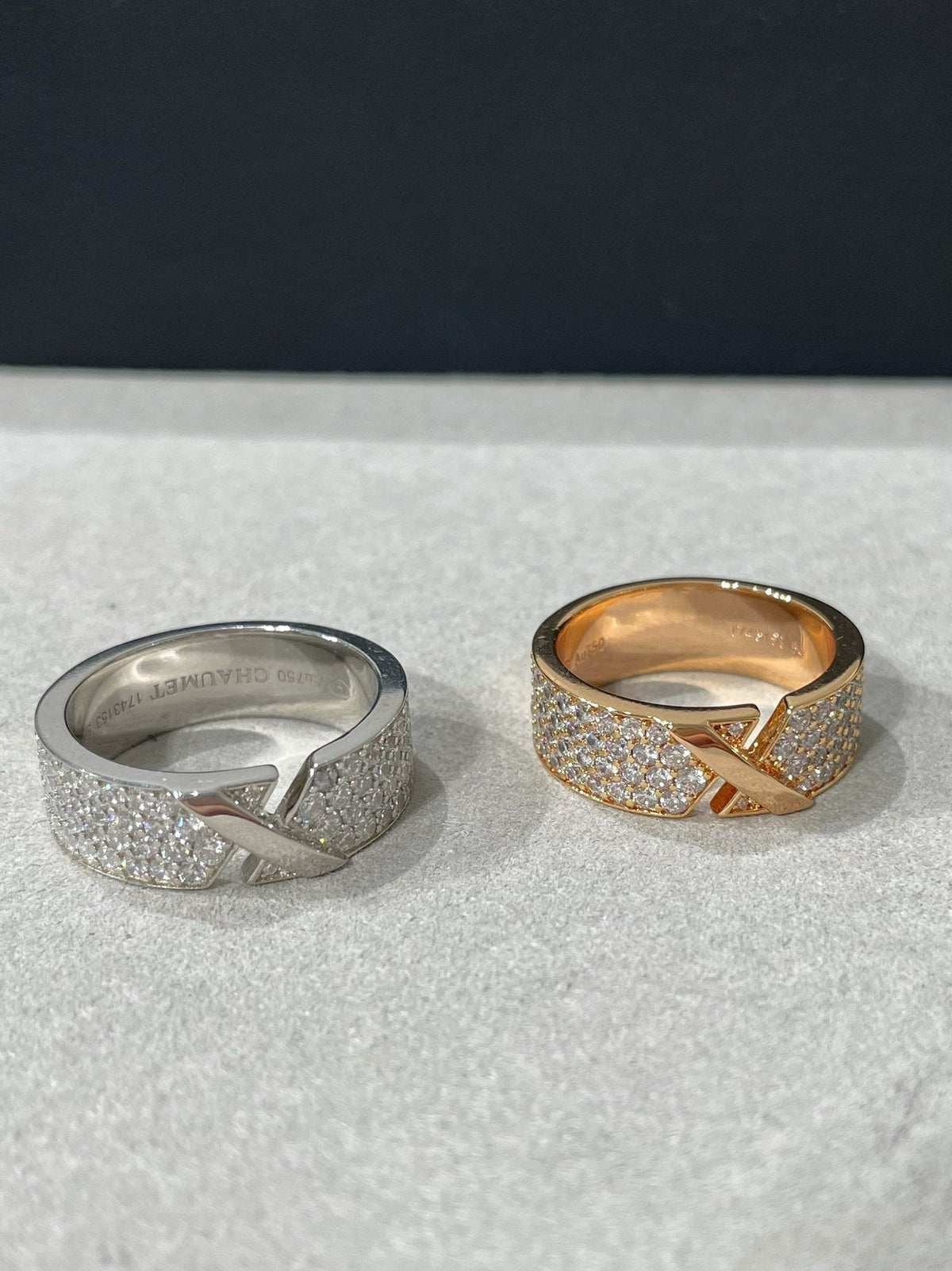[OrnoraJewelry]LIENS EVIDENCE  DIAMOND PAVED RING