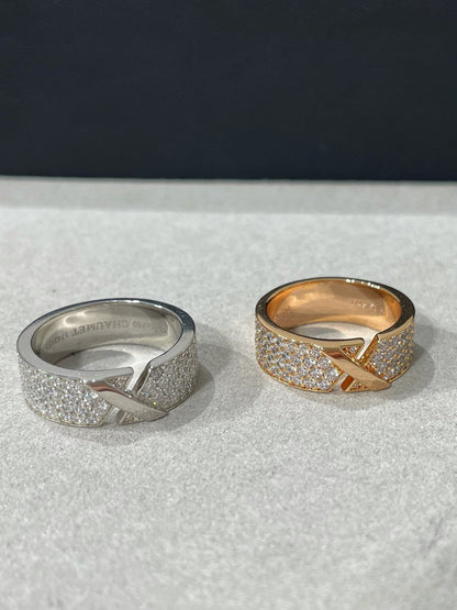[OrnoraJewelry]LIENS EVIDENCE  DIAMOND PAVED RING