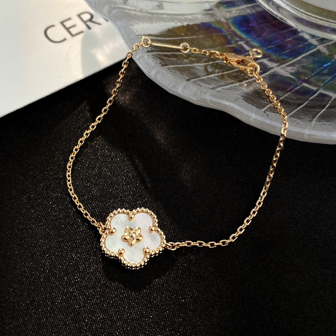 [OrnoraJewelry]LUCKY SPRING ROSE GOLD MOP BRACELET