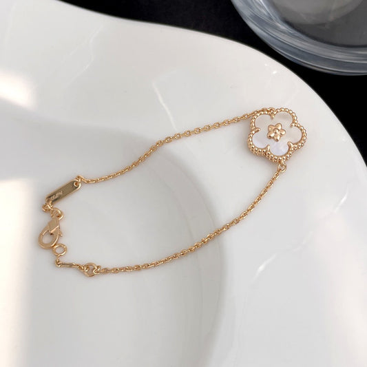 [OrnoraJewelry]LUCKY SPRING ROSE GOLD MOP BRACELET