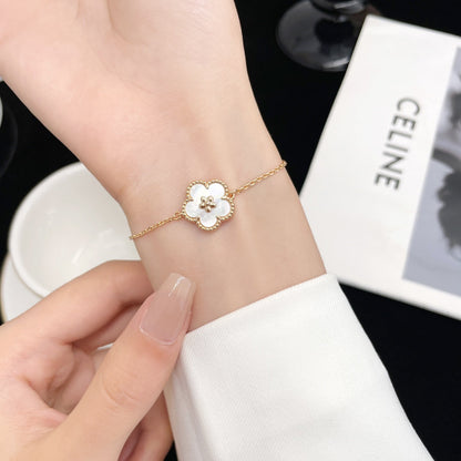 [OrnoraJewelry]LUCKY SPRING ROSE GOLD MOP BRACELET