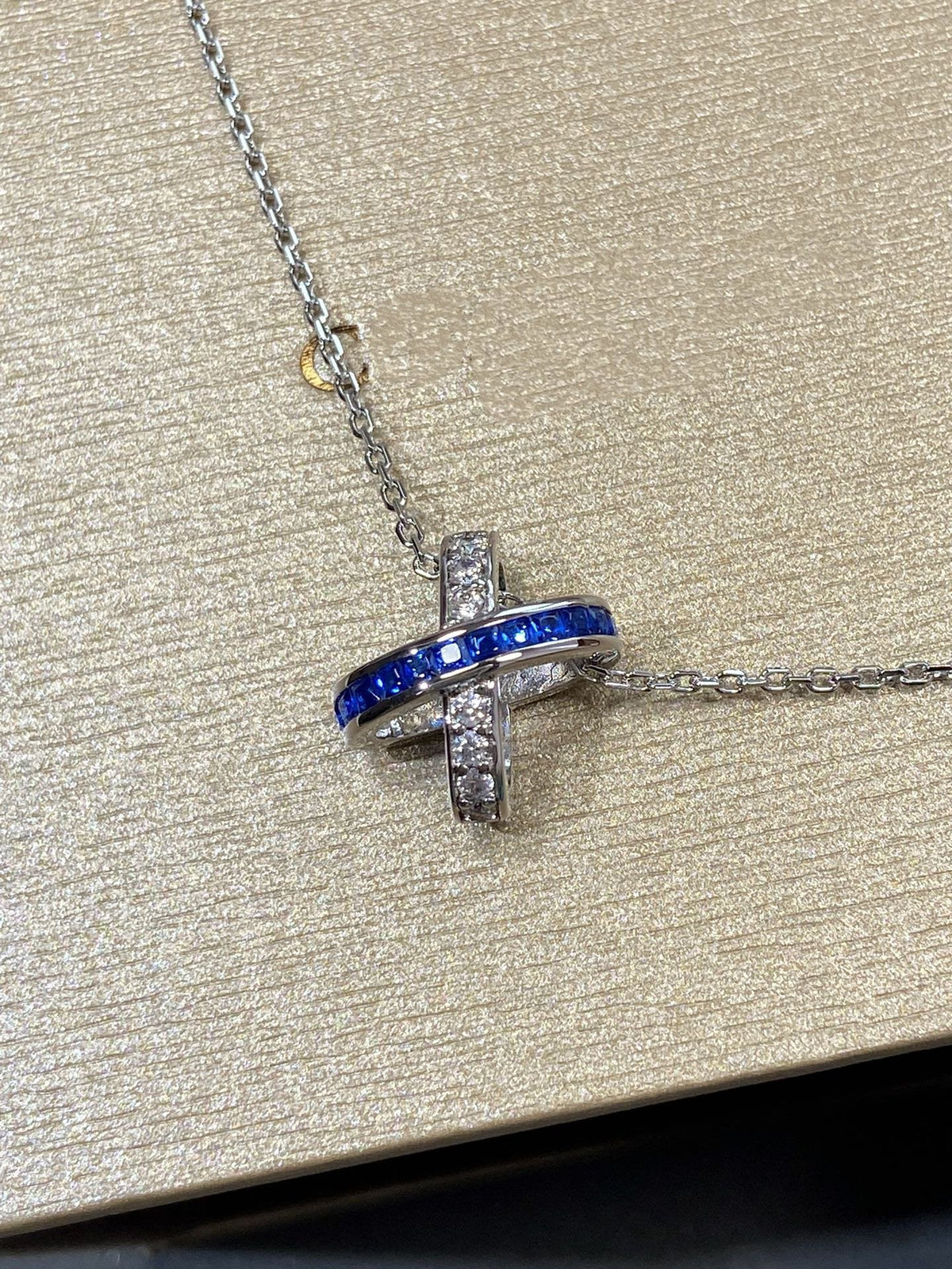 [OrnoraJewelry]LIENS DIAMOND SILVER NECKLACE