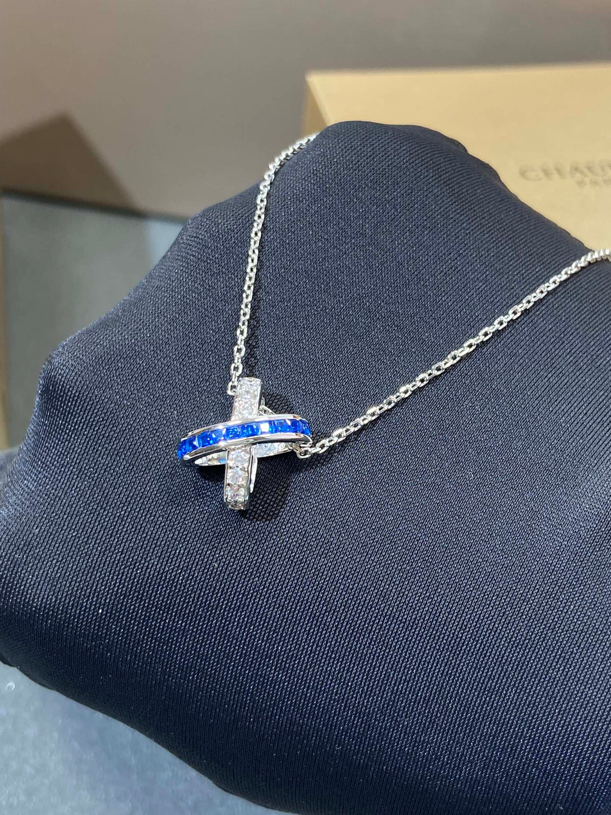 [OrnoraJewelry]LIENS DIAMOND SILVER NECKLACE