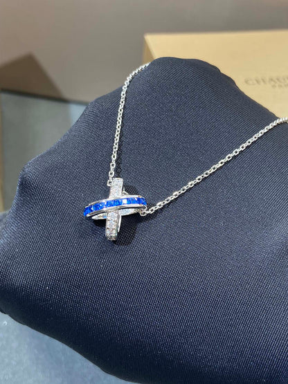 [OrnoraJewelry]LIENS DIAMOND SILVER NECKLACE
