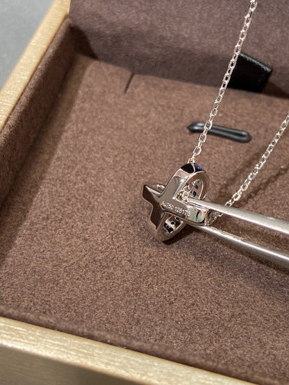 [OrnoraJewelry]LIENS DIAMOND SILVER NECKLACE