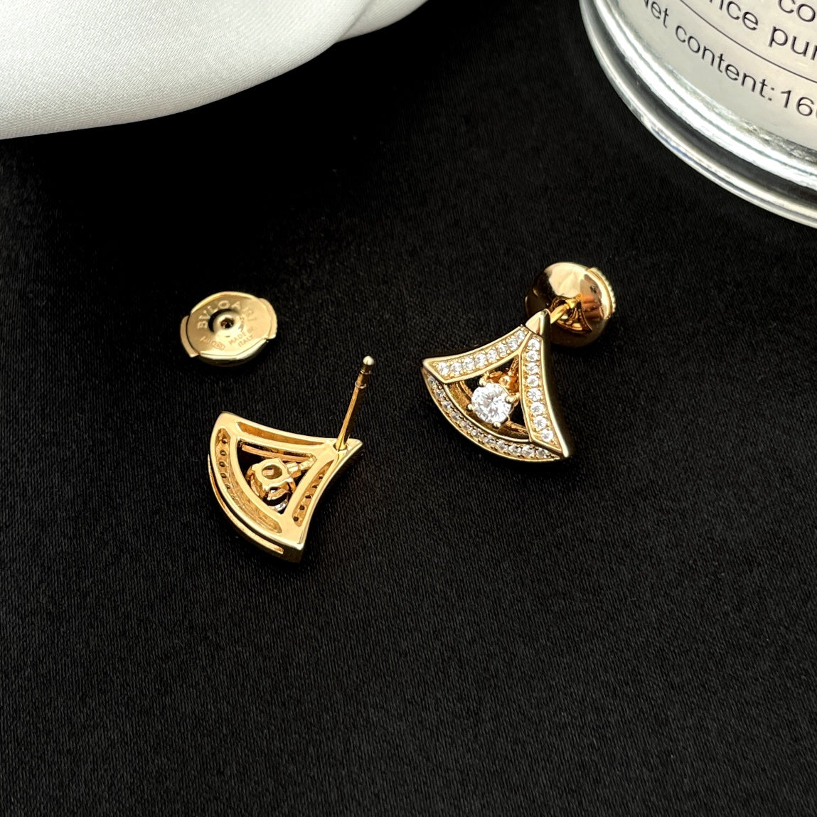 [OrnoraJewelry]DREAM MINI DIAMOND STUD EARRINGS