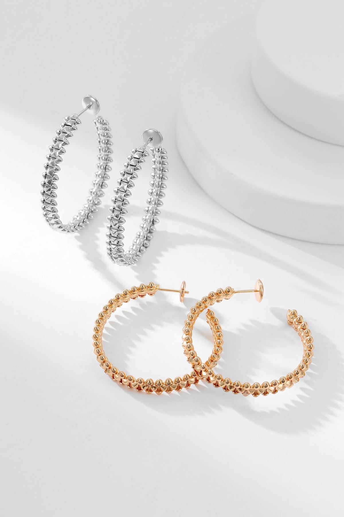 [OrnoraJewelry]CLASH HOOP EARRINGS