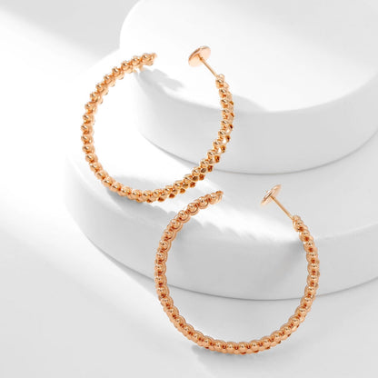[OrnoraJewelry]CLASH HOOP LARGE EARRINGS