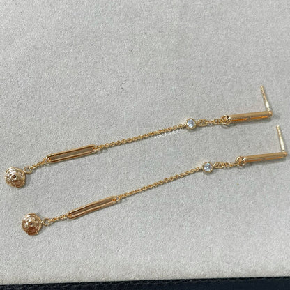 [OrnoraJewelry]CHAINE CHAOS DIAMOND DROP EARRINGS