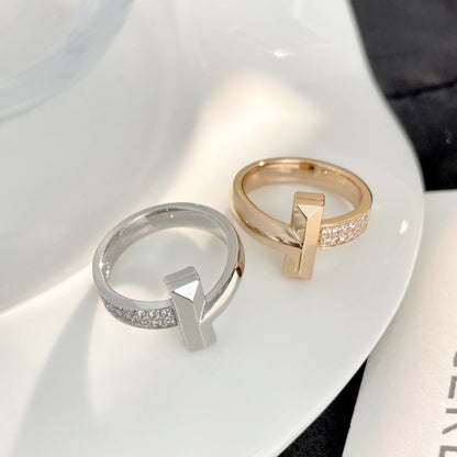 [Ornora Jewelry]T WIDE DIAMOND RING
