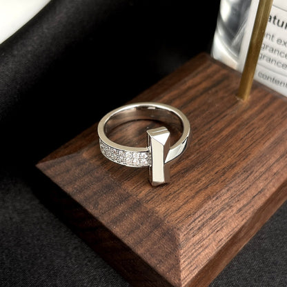 [Ornora Jewelry]T WIDE DIAMOND RING