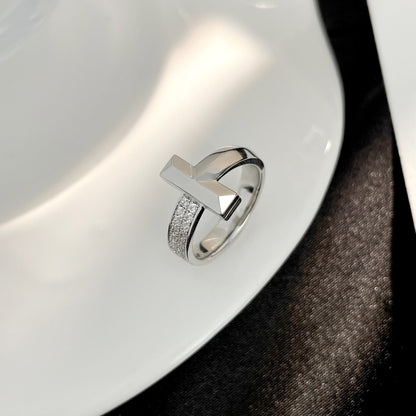 [Ornora Jewelry]T WIDE DIAMOND RING