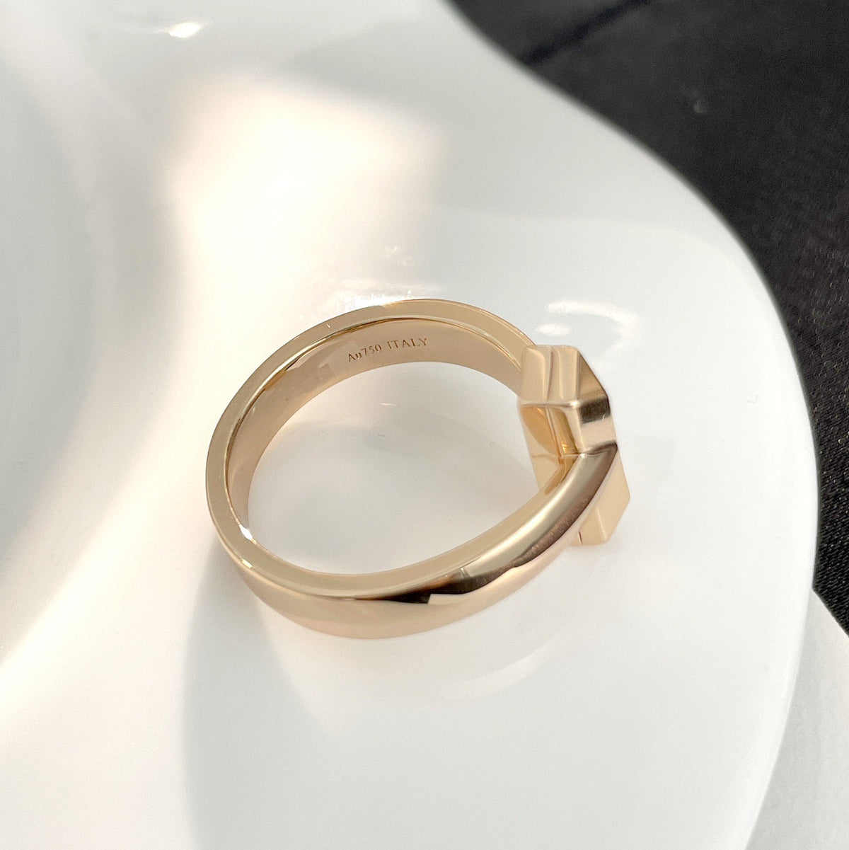 [Ornora Jewelry]T WIDE DIAMOND RING