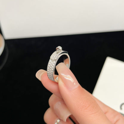 [OrnoraJewelry]KELLY SILVER DIAMOND RING