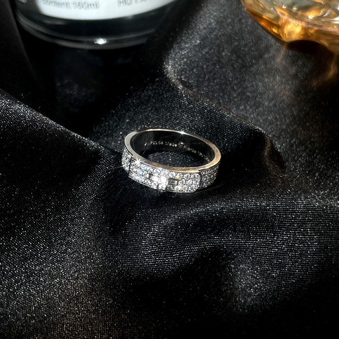[OrnoraJewelry]KELLY SILVER DIAMOND RING