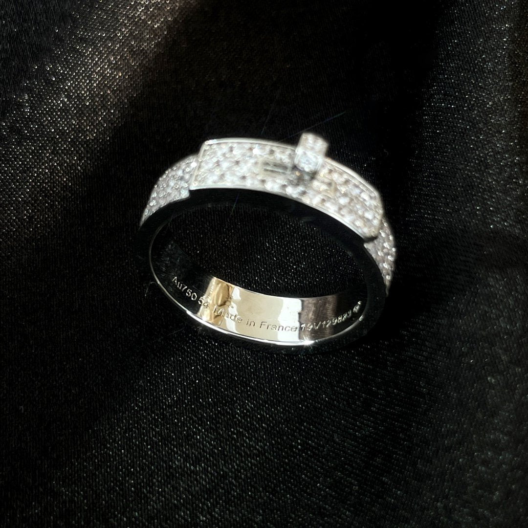 [OrnoraJewelry]KELLY SILVER DIAMOND RING