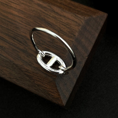 [OrnoraJewelry]RONDE SMALL SILVER DIAMOND RING