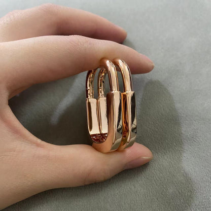 [Ornora Jewelry]LOCK MEDIUM EARRINGS