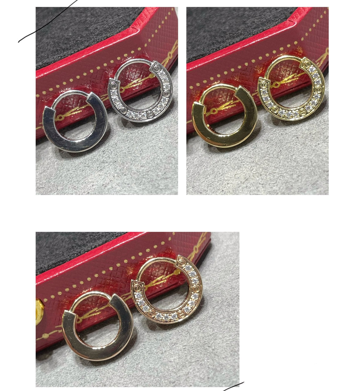 [OrnoraJewelry]LOVE DIAMOND EARRINGS