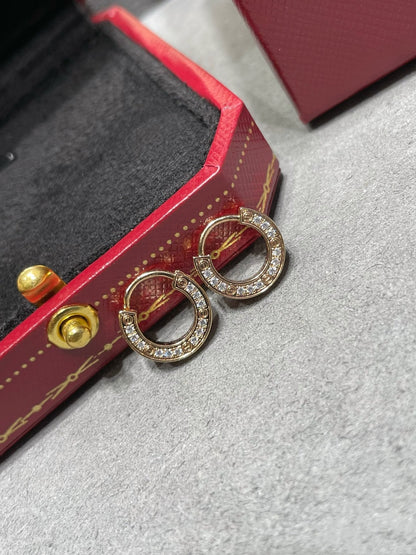 [OrnoraJewelry]LOVE DIAMOND EARRINGS