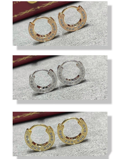 [OrnoraJewelry]LOVE DIAMOND EARRINGS