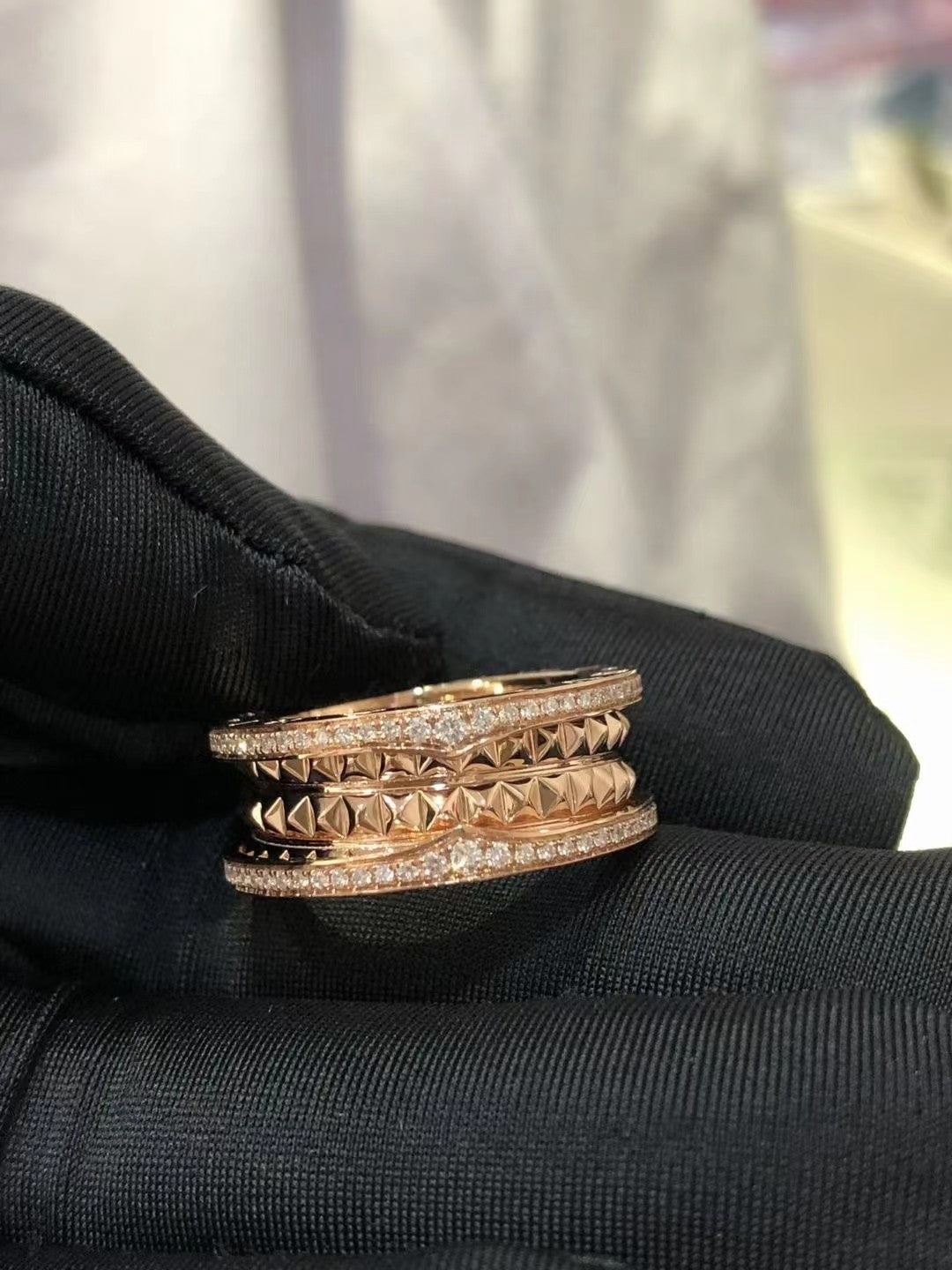 [OrnoraJewelry]ZERO 1 ROCK DIAMOND PINK GOLD