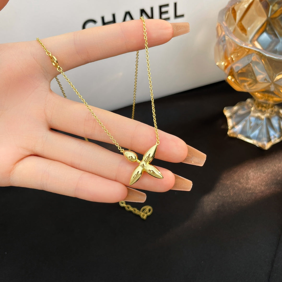 [OrnoraJewelry]LOUISETTE GOLD NECKLACE