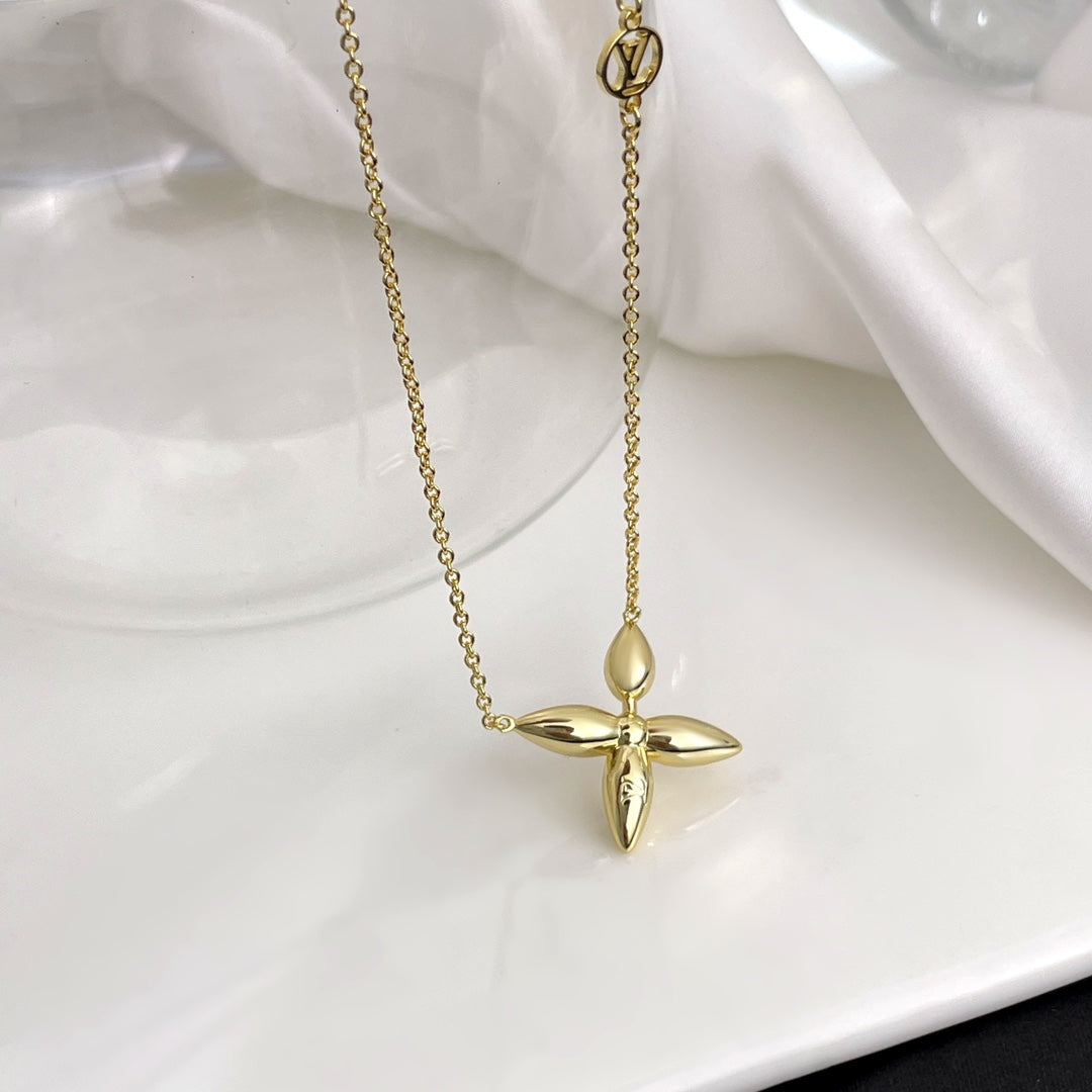 [OrnoraJewelry]LOUISETTE GOLD NECKLACE