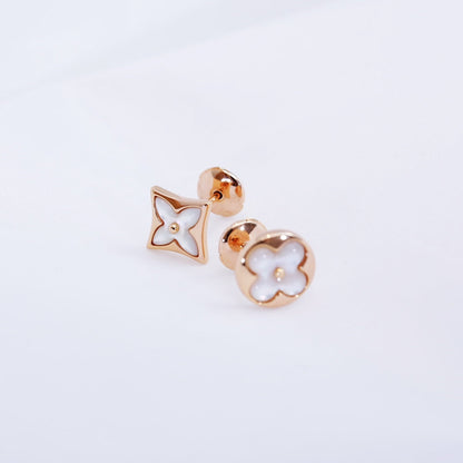 [OrnoraJewelry]OrnoraAND SUN PINK GOLD MOP STUD EARRINGS