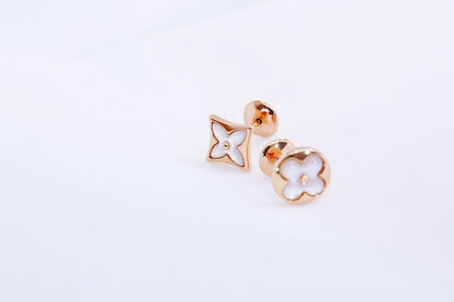 [OrnoraJewelry]OrnoraAND SUN PINK GOLD MOP STUD EARRINGS