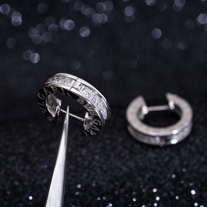 [OrnoraJewelry]ZERO 1 MINI SILVER DIAMOND EARRINGS