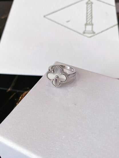 [OrnoraJewelry]CLOVER SILVER RING