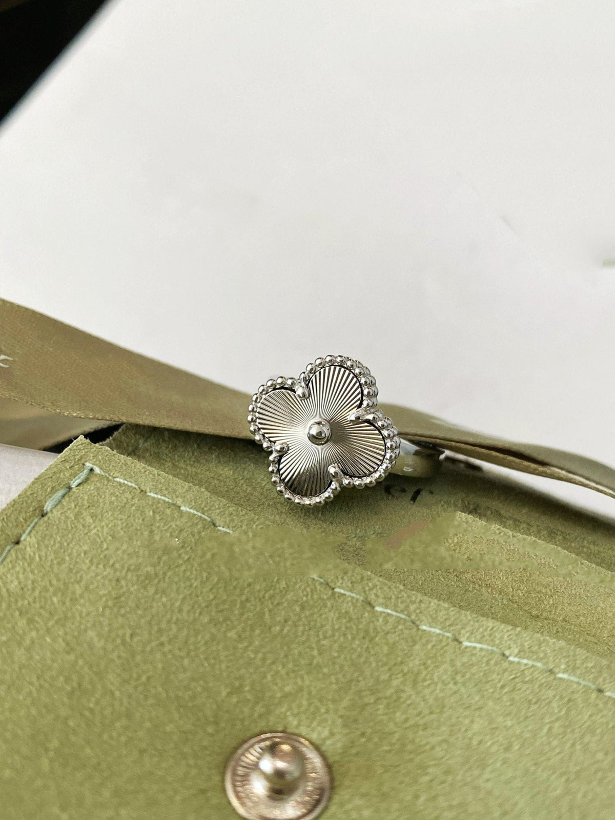 [OrnoraJewelry]CLOVER SILVER RING